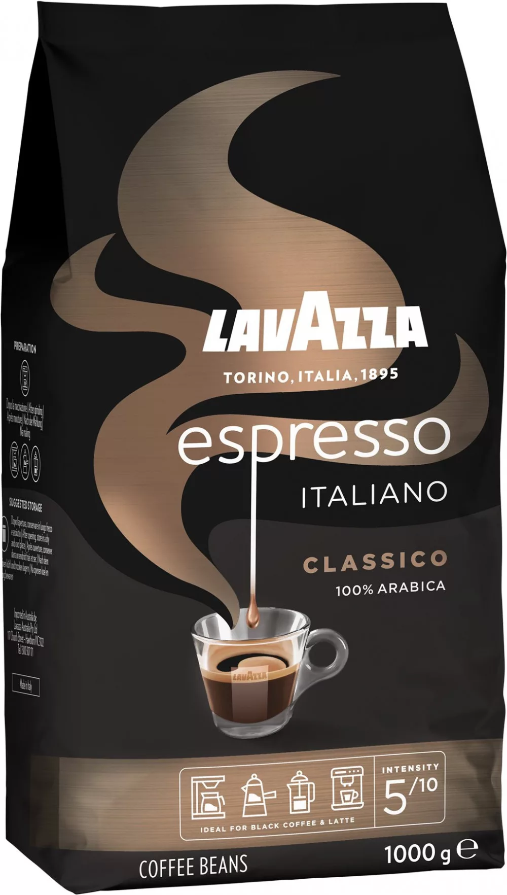 lavazza espresso classico szemes kávé (1kg) lavazza espresso classico szemes kávé (1kg)