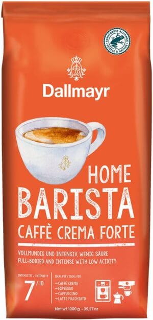 dallmayr home barista caffé crema forte szemes kávé (1kg)