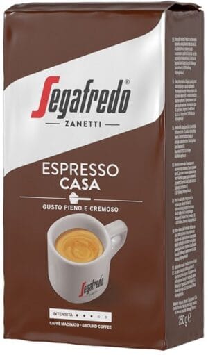 segafredo espresso casa őrölt kávé (250g)