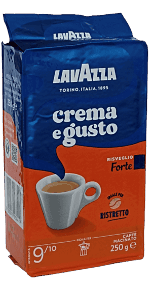 lavazza crema e gusto forte őrölt kávé (250g)