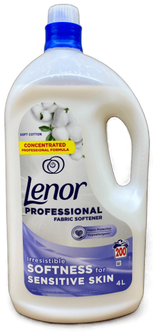 Lenor öblítő 200 mosás 4 l Sensitive Soft Cotton