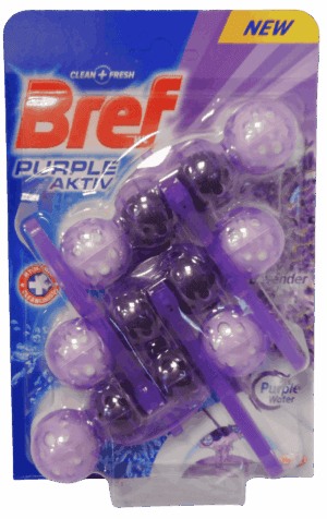 bref wc illatosító 3x50 g blue aktiv purple aktív lavander