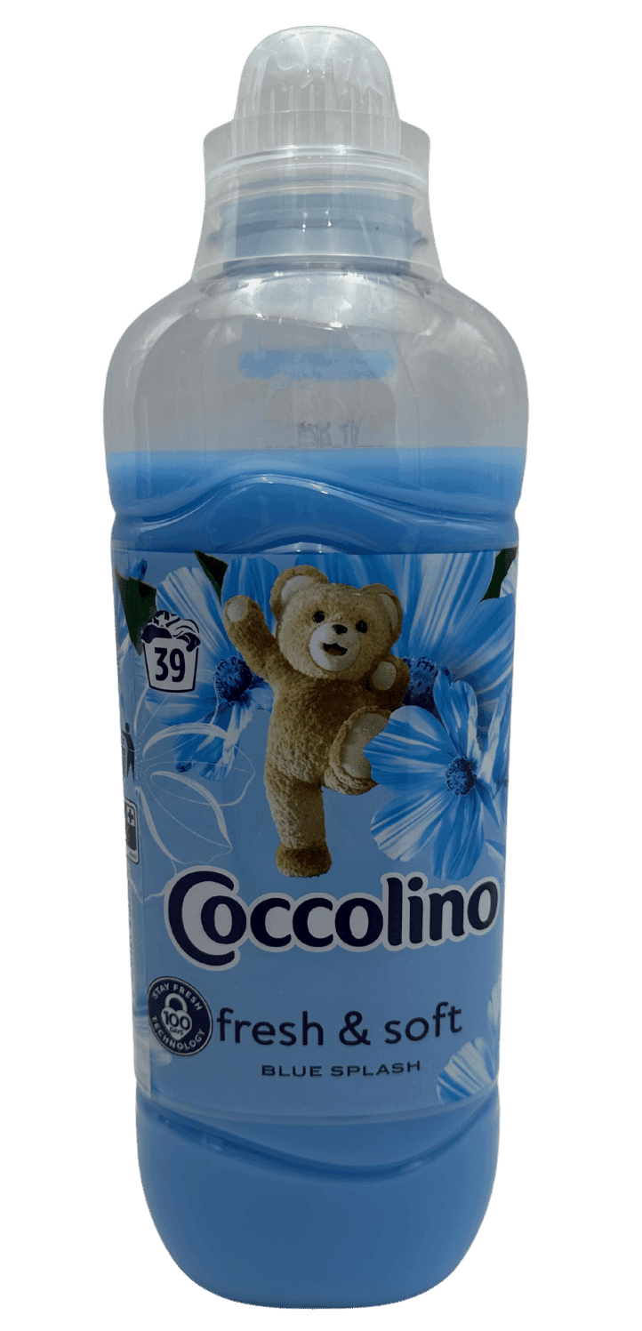 coccolino öblítő koncentrátum 39 mosás 975 ml fresh&soft blue splash