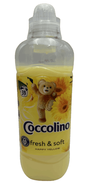 coccolino öblítő koncentrátum 39 mosás 975 ml fresh&soft happy yellow