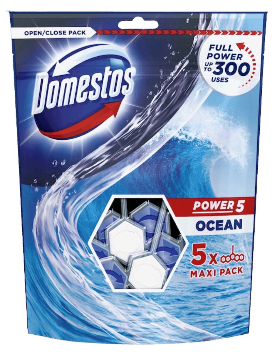 domestos wc illatosító 5x55 g power 5 ocean domestos wc illatosító 5x55 g power 5 ocean