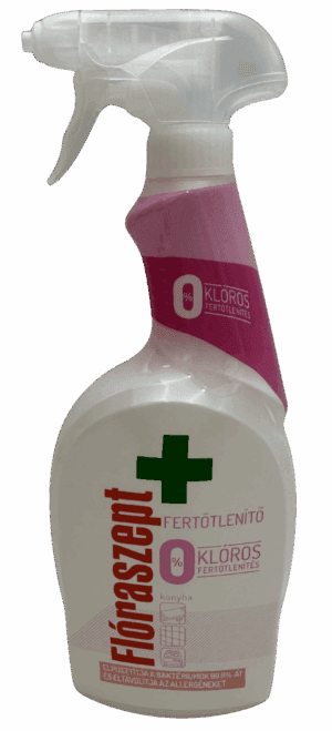 flóraszept fertőtlenítő pumpás 700 ml konyhai 0% klór