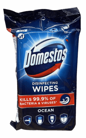 domestos törlőkendő 60 db ocean