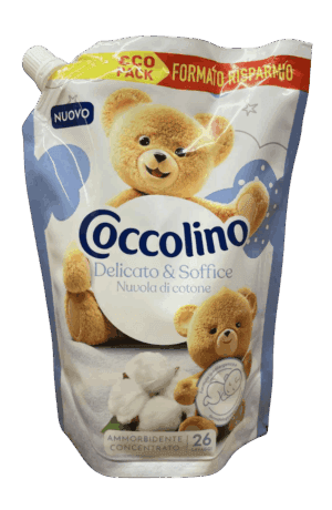 coccolino öblítő koncentrátum utántöltő 26 mosás 600 ml delicato&soffice