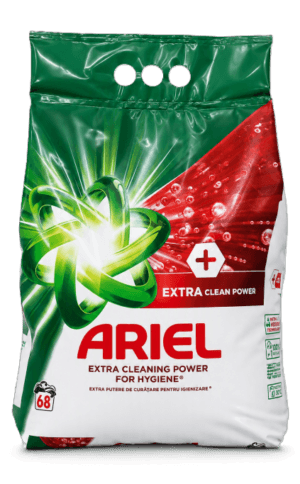 Ariel mosópor zacskós 68 mosás 5,1 kg Extra Clean Power