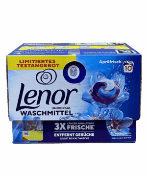lenor folyékony kapszula 10 mosás 10 db all in 1 aprilfrisch universal