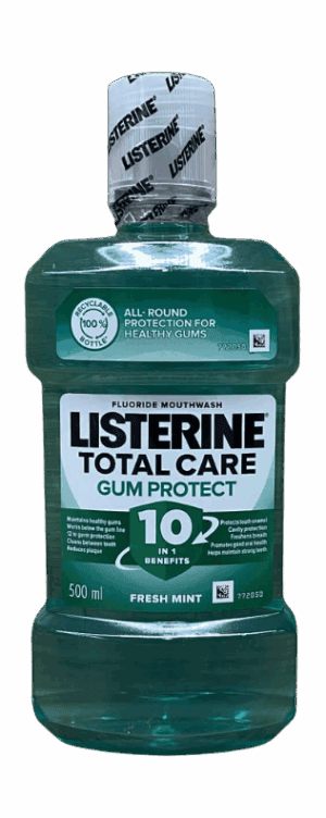 listerine szájvíz 500 ml total care gum protect fresh mint