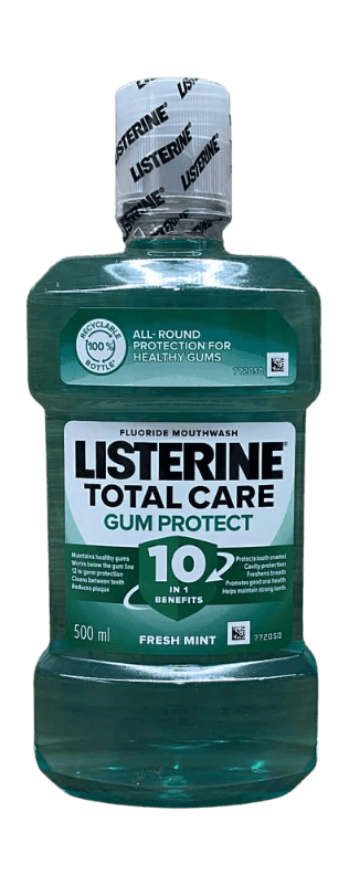 listerine szájvíz 500 ml total care gum protect fresh mint
