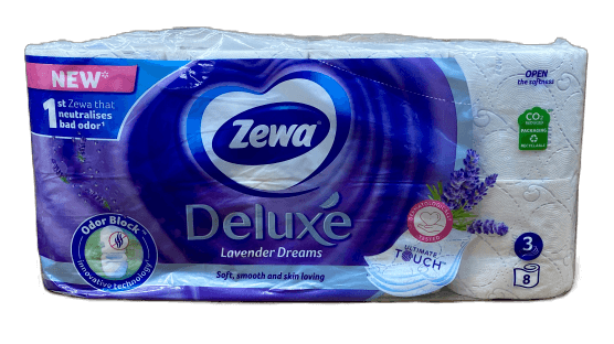 ZEWA DELUXE WC PAPÍR 8 TEK. 3 RÉT LAVENDER DREAMS