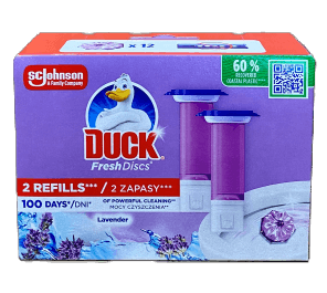 DUCK WC ÖBLÍTŐ KORONG 2X36ML LAVENDER
