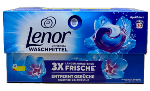 Lenor folyékony kapszula 30 mosás 30 db All in 1 Aprilfisch