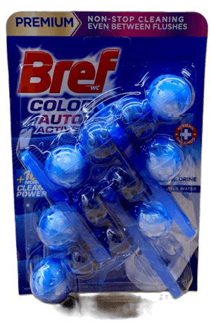 Bref wc illatosító 3x50 g Blue Aktiv Color Actív Chlorine