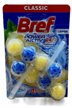 Bref wc illatosító 2x50 g Power Aktív Lemon