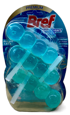 Bref wc illatosító gél 3x42 g Brilliant All in1 Alpine Lake