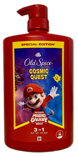 Old Spice tusfürdő pumpás 1 l Super Mario/Wolfthorn 3in1
