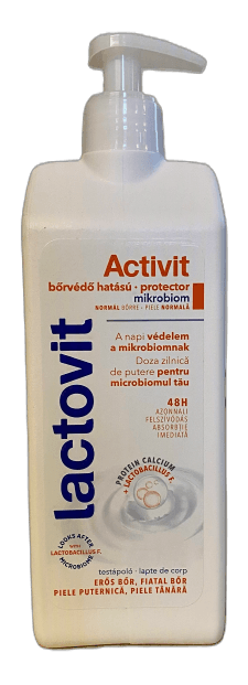Lactovit testápoló pumpás 400 ml Activiti bőrvédő hatású