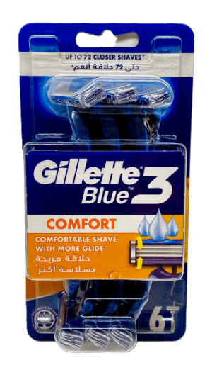 Gillette eldobható borotva 6 db Blue 3 Comfort
