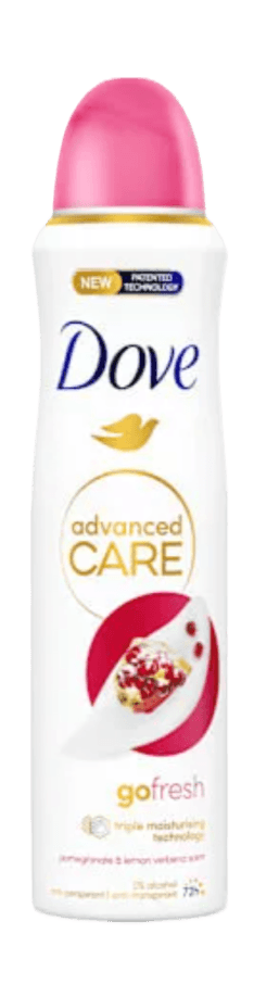 Dove dezodor 150 ml Go Fresh Pomegranate&Lemon Verbena 0% Alcohol