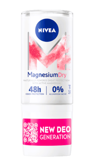 Nivea roll-on 50 ml Magnesium Dry Fresh Floral 0% Aluminium