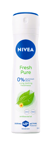 Nivea dezodor 150 ml Fresh Pure 0% Aluminium