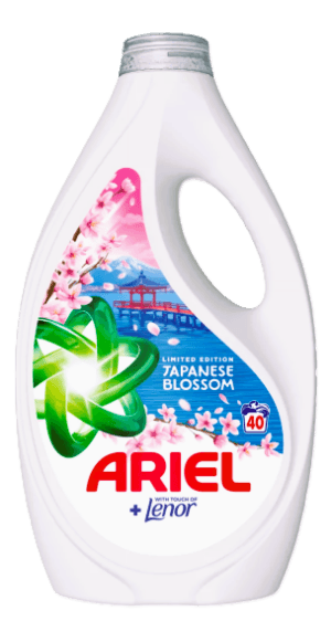 ariel folyékony mosószer 40 mosás 1,8 l japanese blossom