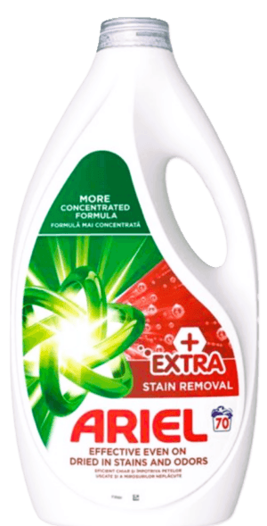 ariel folyékony mosószer 70 mosás 3,15 l extra stain removal