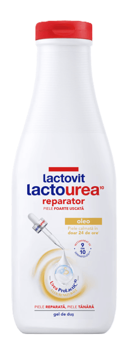 Lactovit Tusfürdő 600ml Lactourea Regeneráló Extra Száraz Bőrre Oleo
