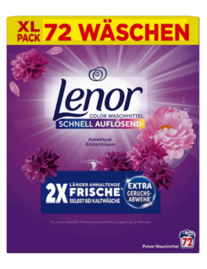 lenor mosópor dobozos 72 mosás 3,6 kg color amethyst blütentraum