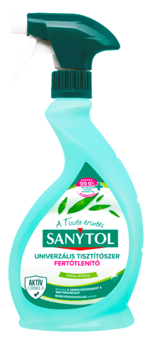SANYTOL FERTŐTLENÍTŐ 500ML UNIVERZÁLIS TISZTÍTÓ EUKALIPTUSZ