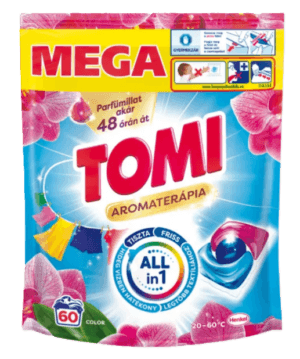 TOMI MOSÓKAPSZULA 60 DB 60 MOSÁS AROMATERÁPIA ORHIDEA & MAKADÁMIA