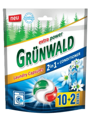 GRÜNWALD MOSÓKAPSZULA 12DB-OS 216G (12X18G) UNIVERZÁLIS 2in1+CONDITIONER