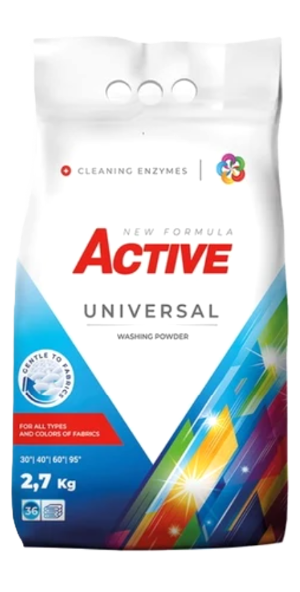 Active mosópor 2,7 kg universal 36 mosásos