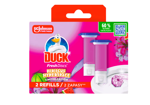 Duck Fresh korong utántöltő hibiscus 2x36ml