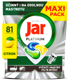 Jar mosogató kapszula 81 mosás 81 db Platinum All in 1 Lemon