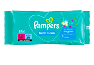 Pampers baba törlőkendő 52 db Fresh Clean