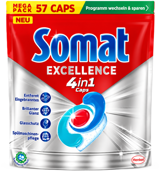 Somat folyékony kapszula 57 mosás 57 db Excellence 4in1